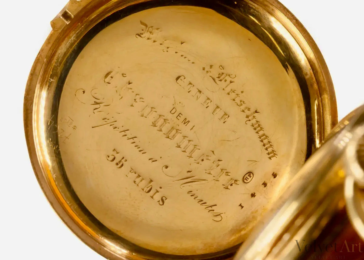 Reloj Doble Hunter de Repetición | C.H Meylan | Suiza, 1900
