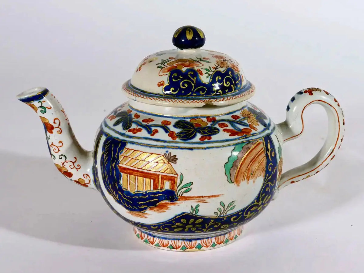 Tetera Chinoiserie | Delft Dore | Holanda | Siglo XVIII
