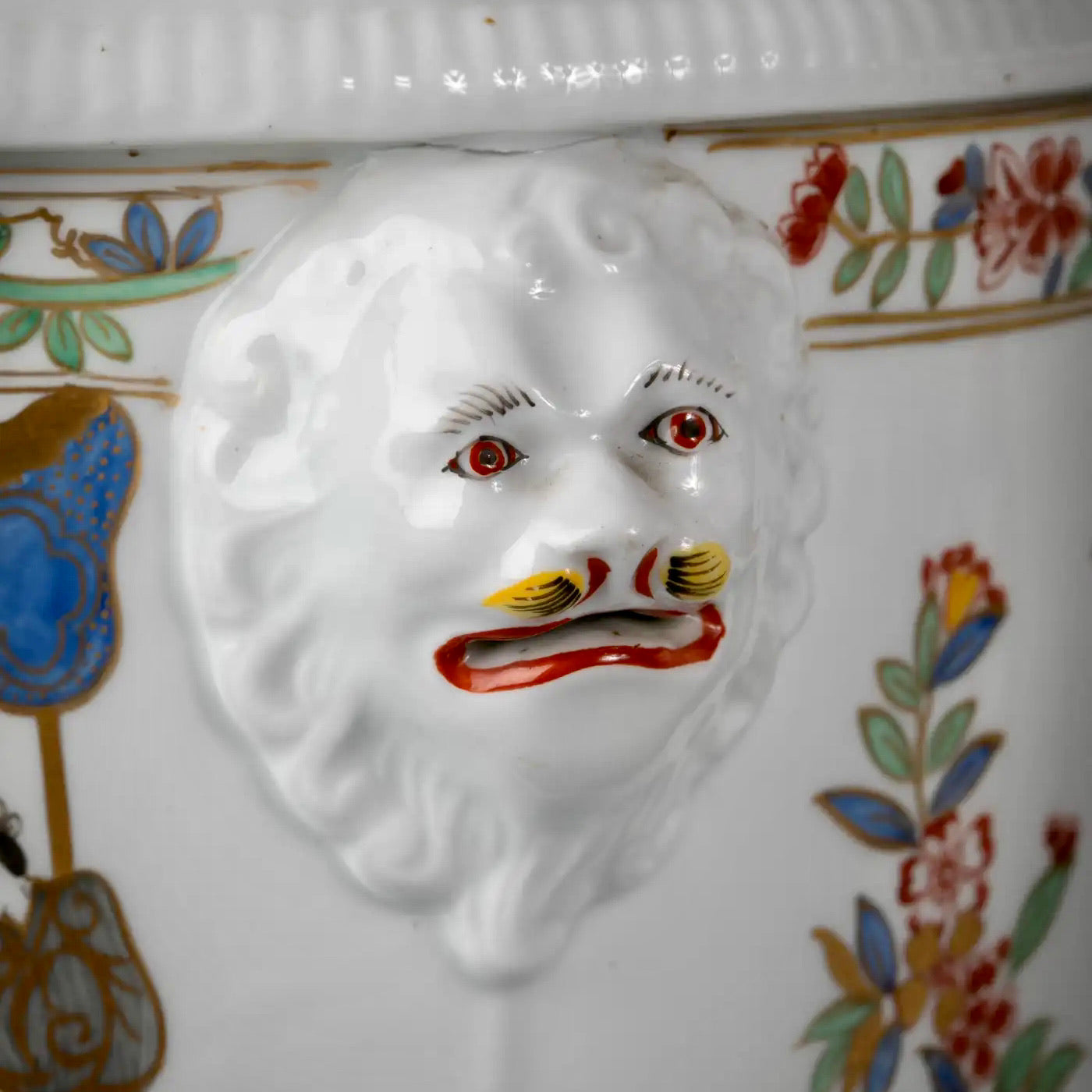 Cachepots Orientalistas de Porcelana Francesa, 1880