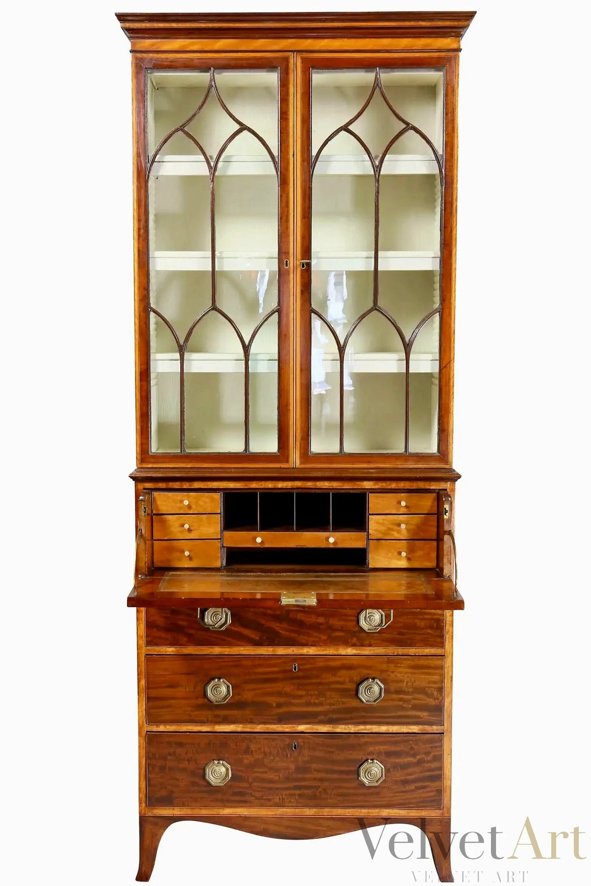 Secreter Estilo Jorge III de Caoba | Inglaterra, 1790