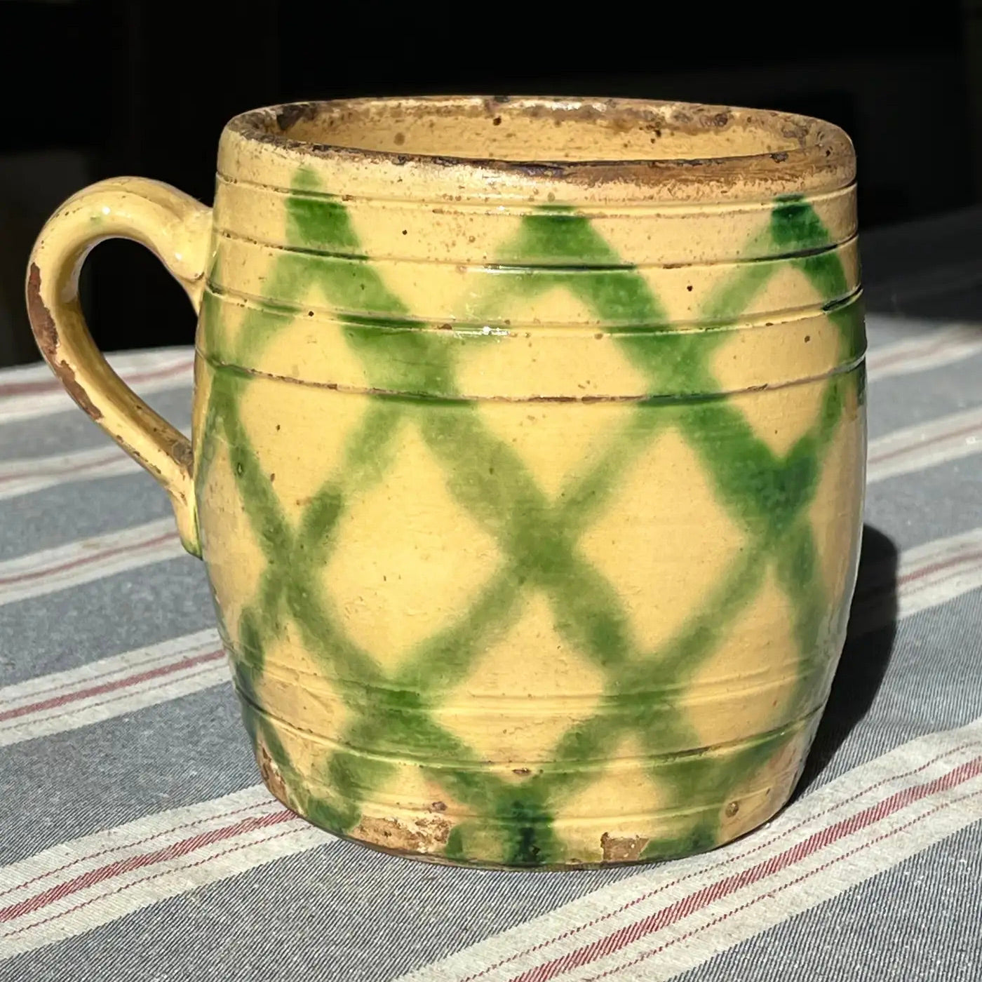 Olla Jaspe loza francesa | Región de Saboya, 1890