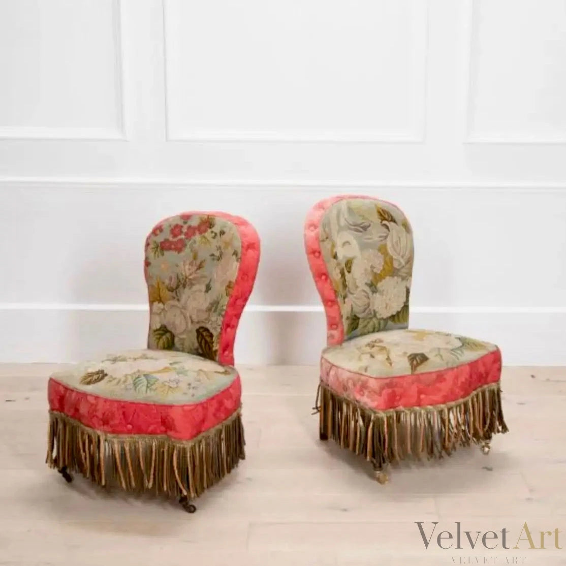 Butacas Estilo Napoleón III con Tapicería Original – vista 3 de 5