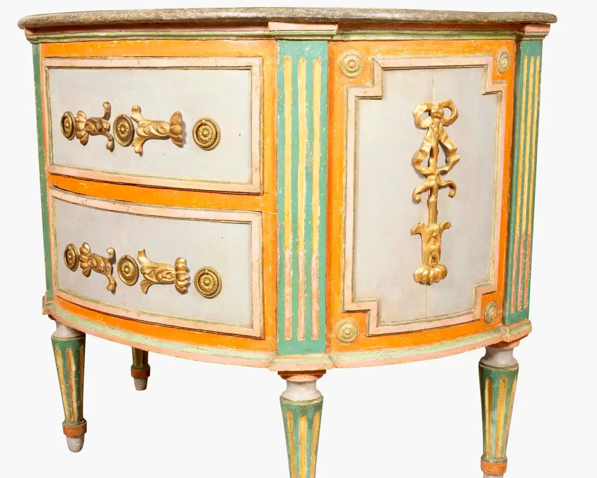 Cómoda Pintada | Estilo Neoclásico | Italia | 1800