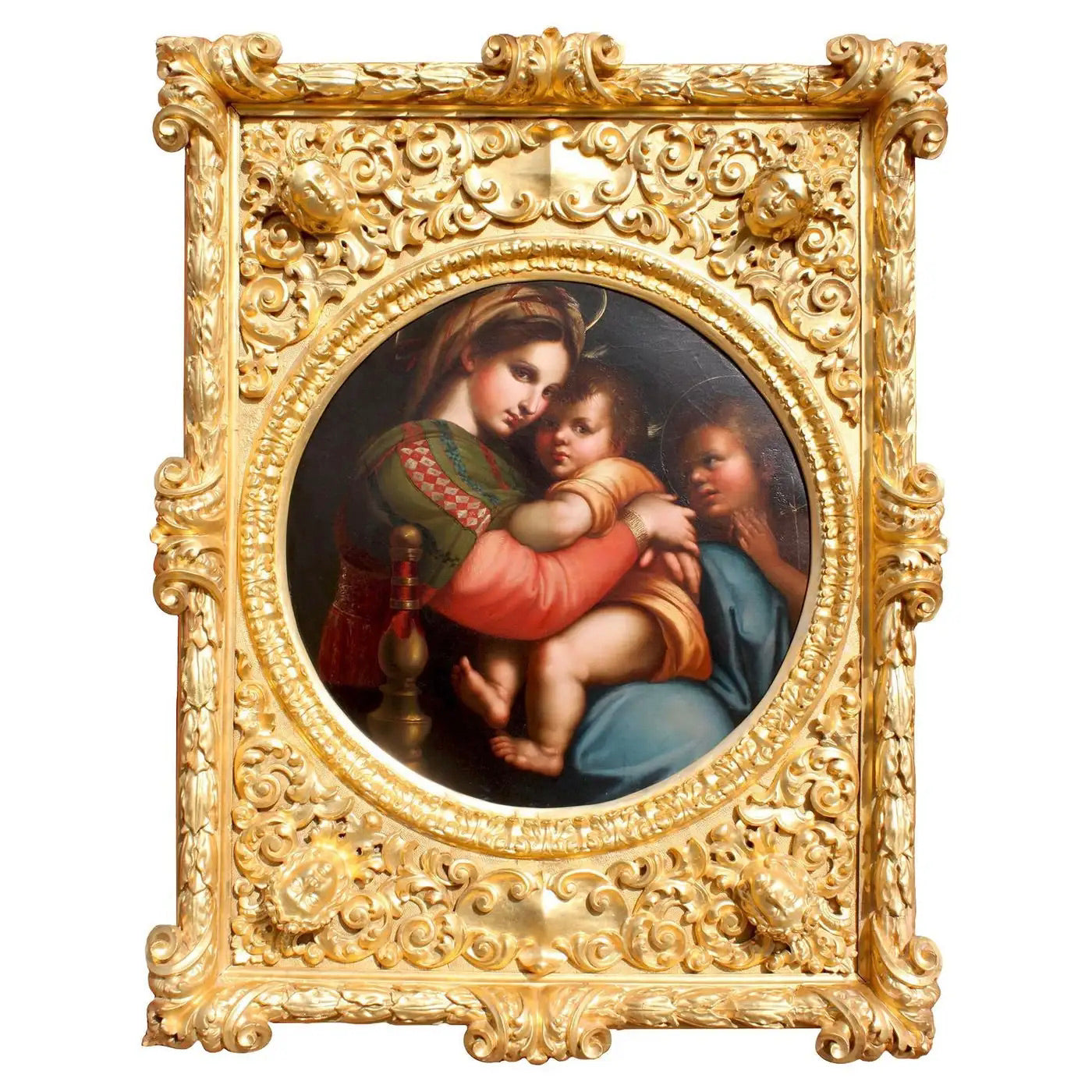 La Madonna della Seggiola Según Rafael (1483-1520)