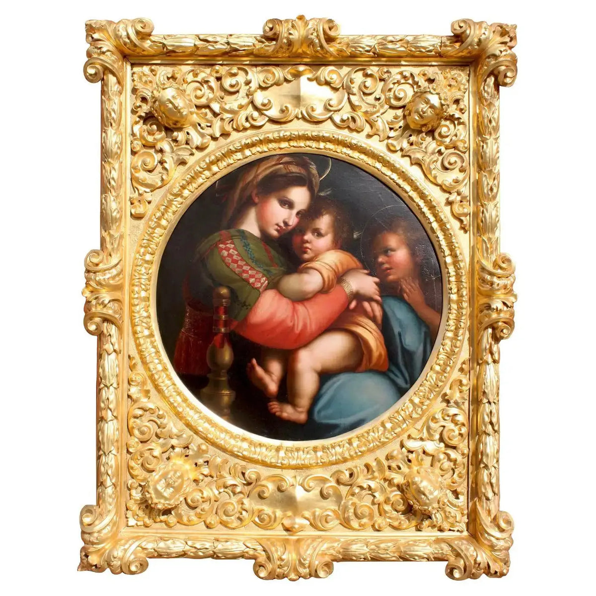 La Madonna della Seggiola Según Rafael (1483-1520)