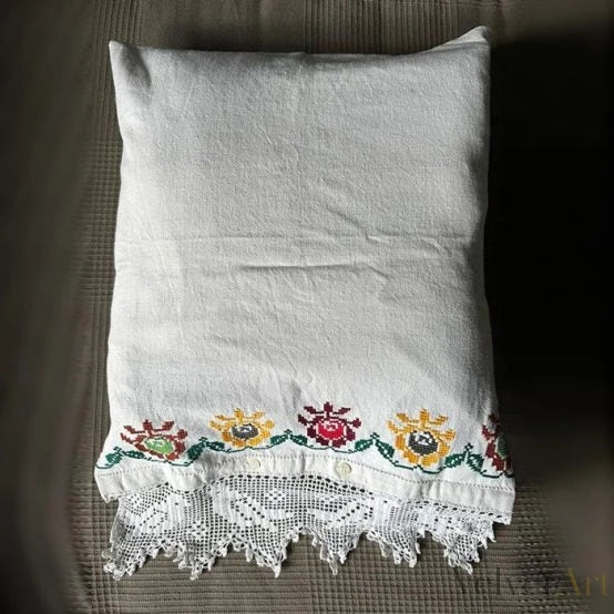 Funda de almohada de Rumania bordada y con encajes – vista 2 de 7