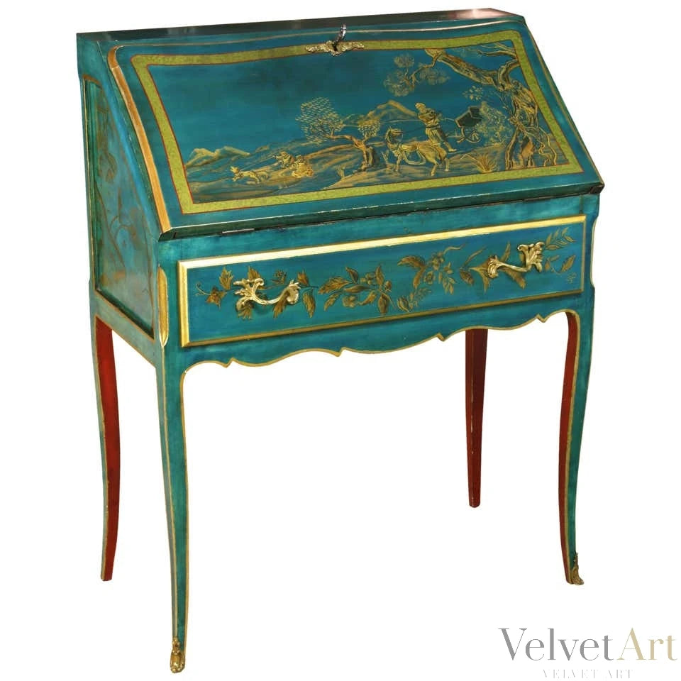 Escritorio Buró Estilo Chinoiserie, Francia, 1950