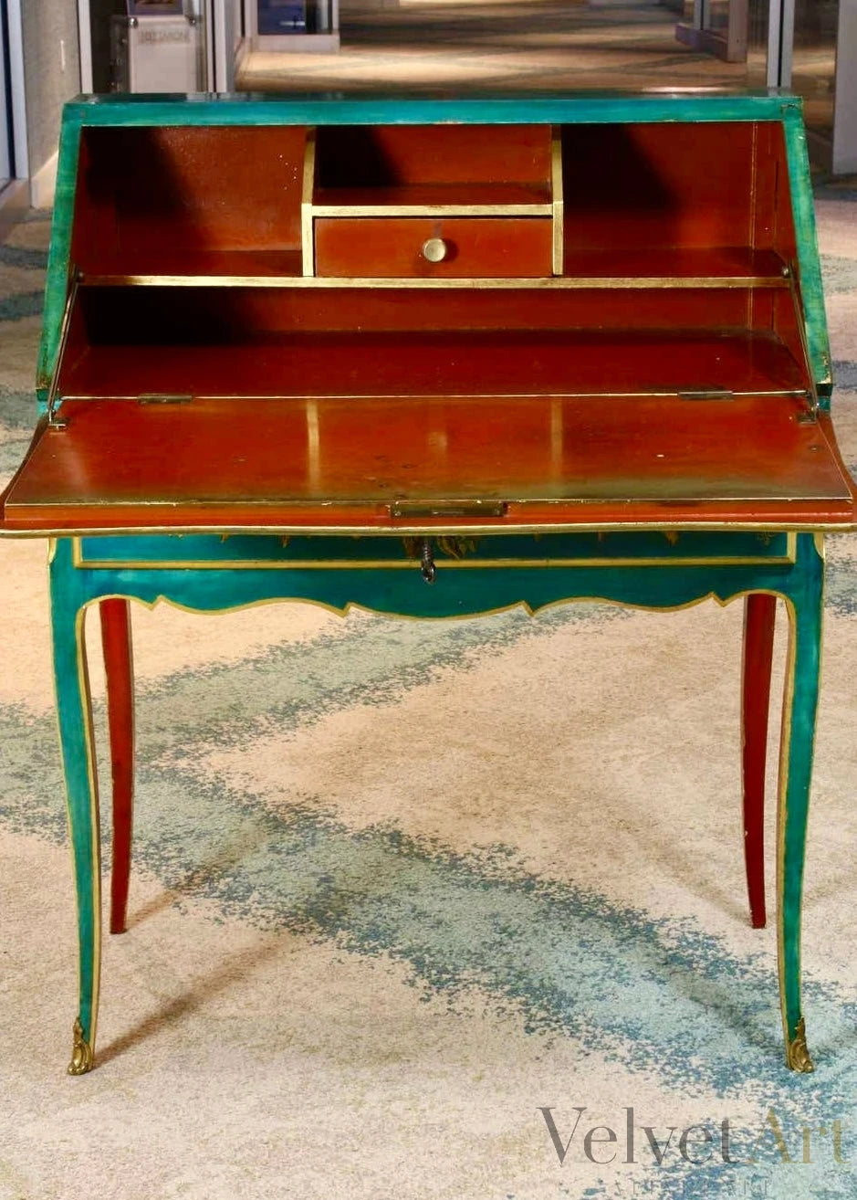 Escritorio Buró Estilo Chinoiserie, Francia, 1950 – vista 6 de 6