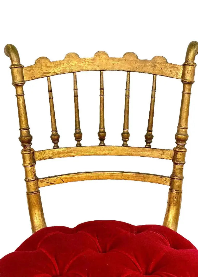 Sillas de Ópera en Madera Dorada | Francia | 1880