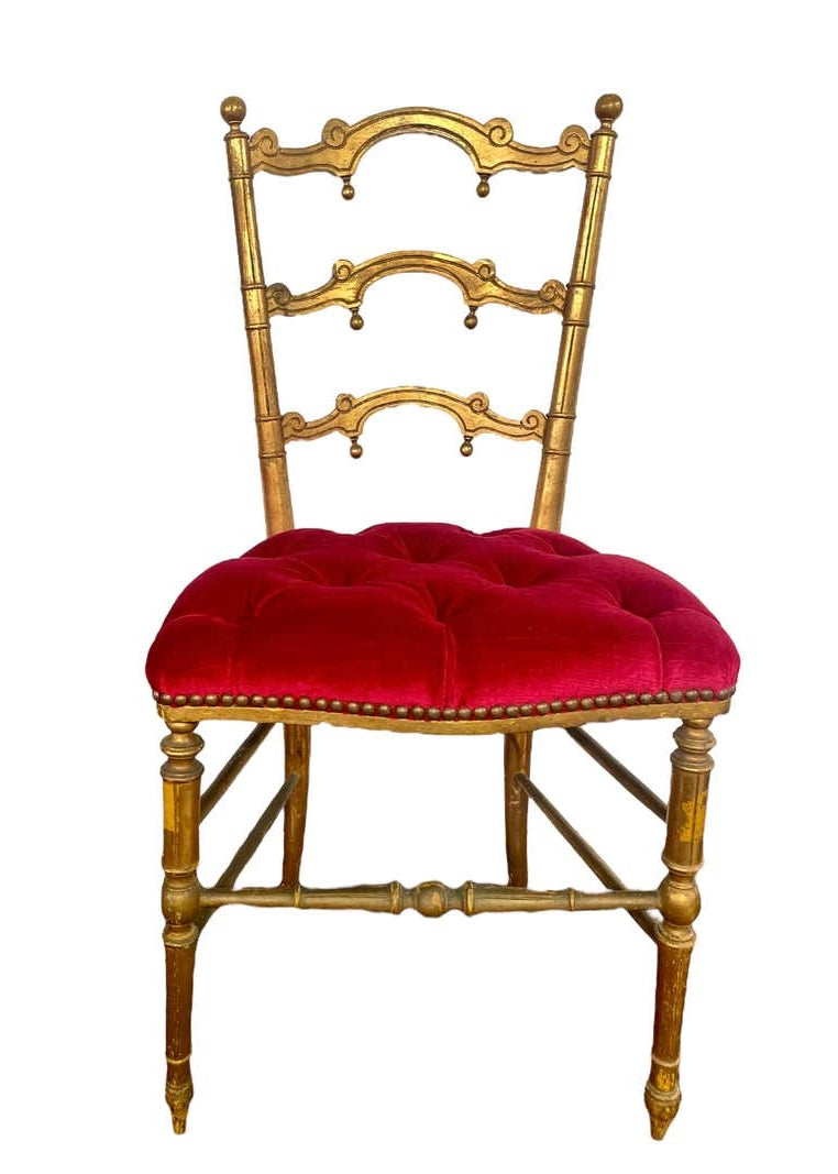 Sillas de Ópera en Madera Dorada | Francia | 1880