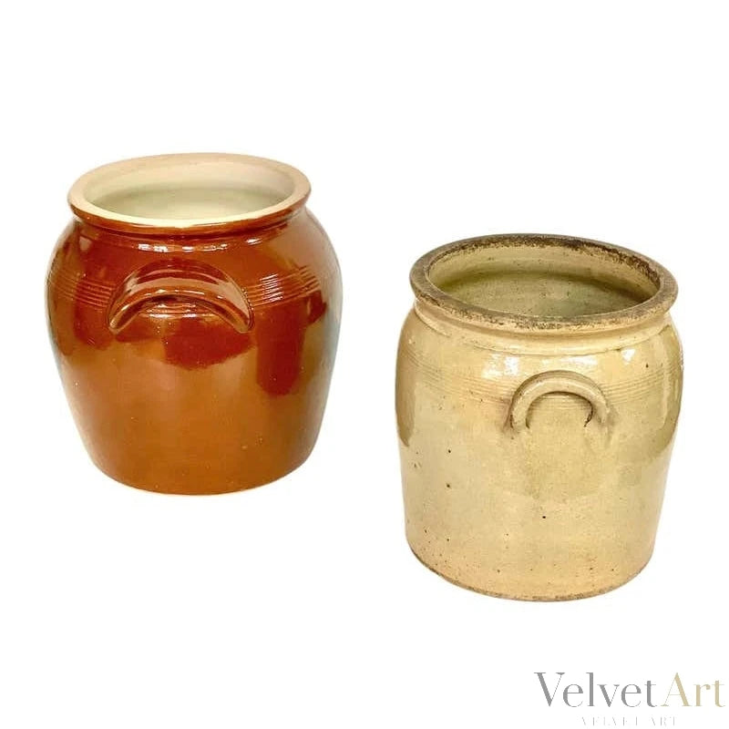 Ollas de Terracota Francesa Vidriada del Siglo XIX – vista 9 de 9