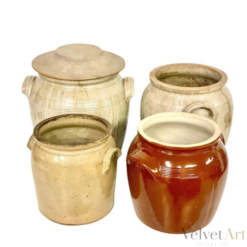 Ollas de Terracota Francesa Vidriada del Siglo XIX – vista 8 de 9