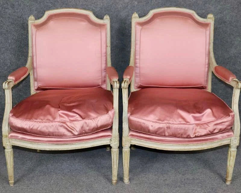 Sillones Estilo Luis XVI, Francia 1780 – vista 4 de 6