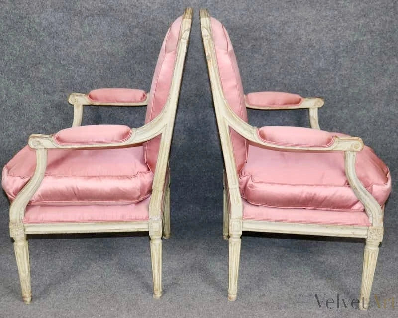 Sillones Estilo Luis XVI, Francia 1780 – vista 6 de 6