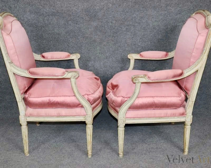 Sillones Estilo Luis XVI, Francia 1780 – vista 3 de 6