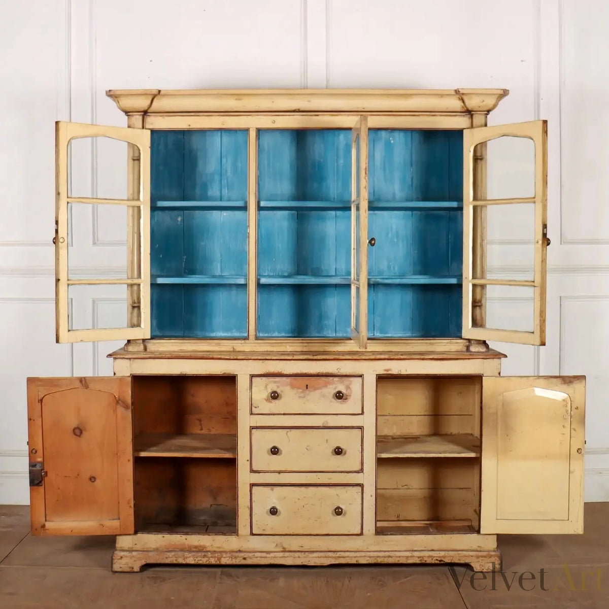 Cómoda Esmaltada | Pintura Original del West Country | Inglaterra, 1860