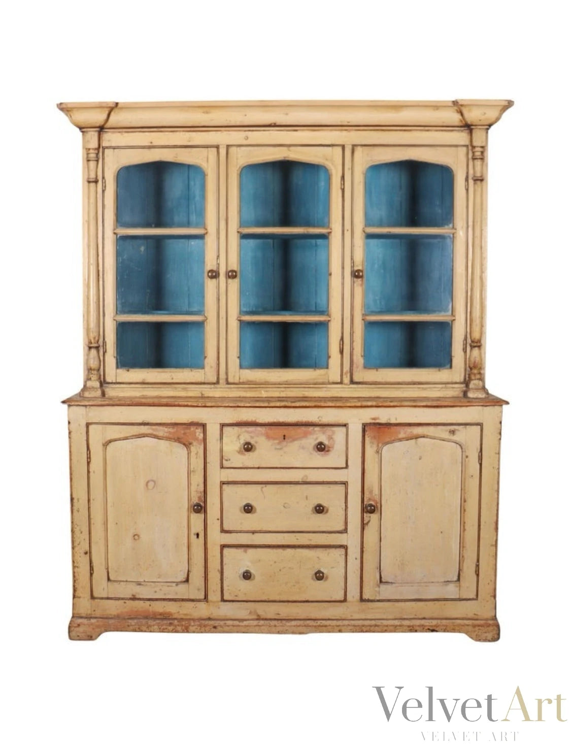Cómoda Esmaltada | Pintura Original del West Country | Inglaterra, 1860
