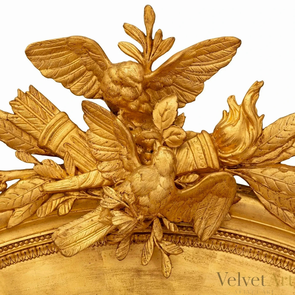 Espejo Francés Estilo Luis XVI del Siglo XIX