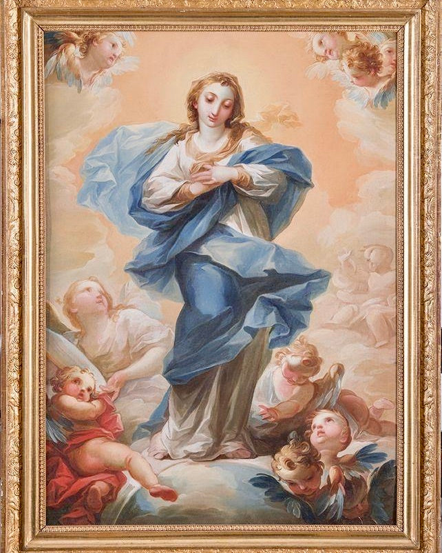 Óleo de Christie’s: “La Inmaculada Concepción” de Vicente López Portaña, 1800