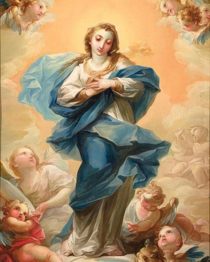 Óleo de Christie’s: “La Inmaculada Concepción” de Vicente López Portaña, 1800
