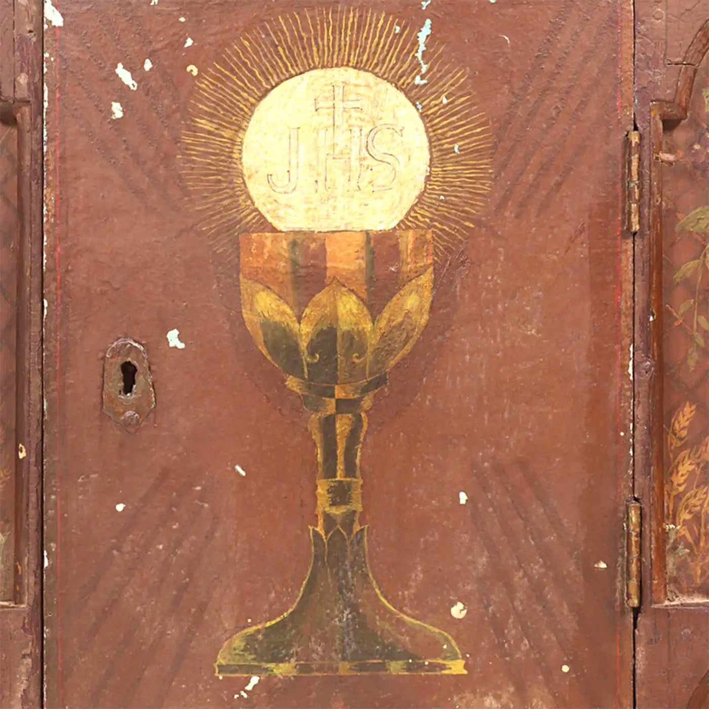 Altar Indoportugués de Goa del Siglo XVIII | Símbolo Eucarístico Central