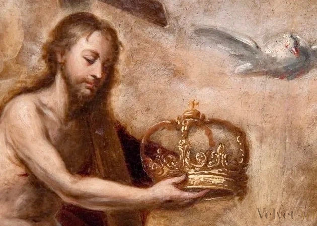 Bernardo Germán Llorente (Sevilla, 1680-1759) | Coronación de la Virgen por la Santísima Trinidad