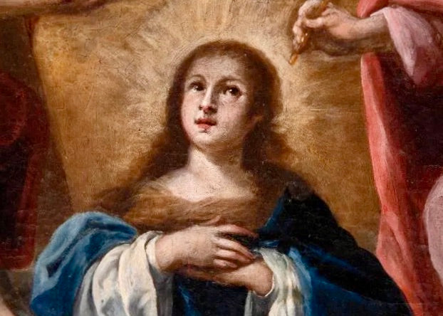 Bernardo Germán Llorente (Sevilla, 1680-1759) | Coronación de la Virgen por la Santísima Trinidad
