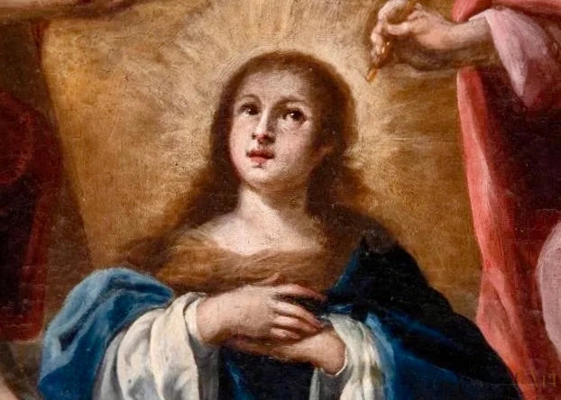 Bernardo Germán Llorente (Sevilla, 1680-1759) | Coronación de la Virgen por la Santísima Trinidad