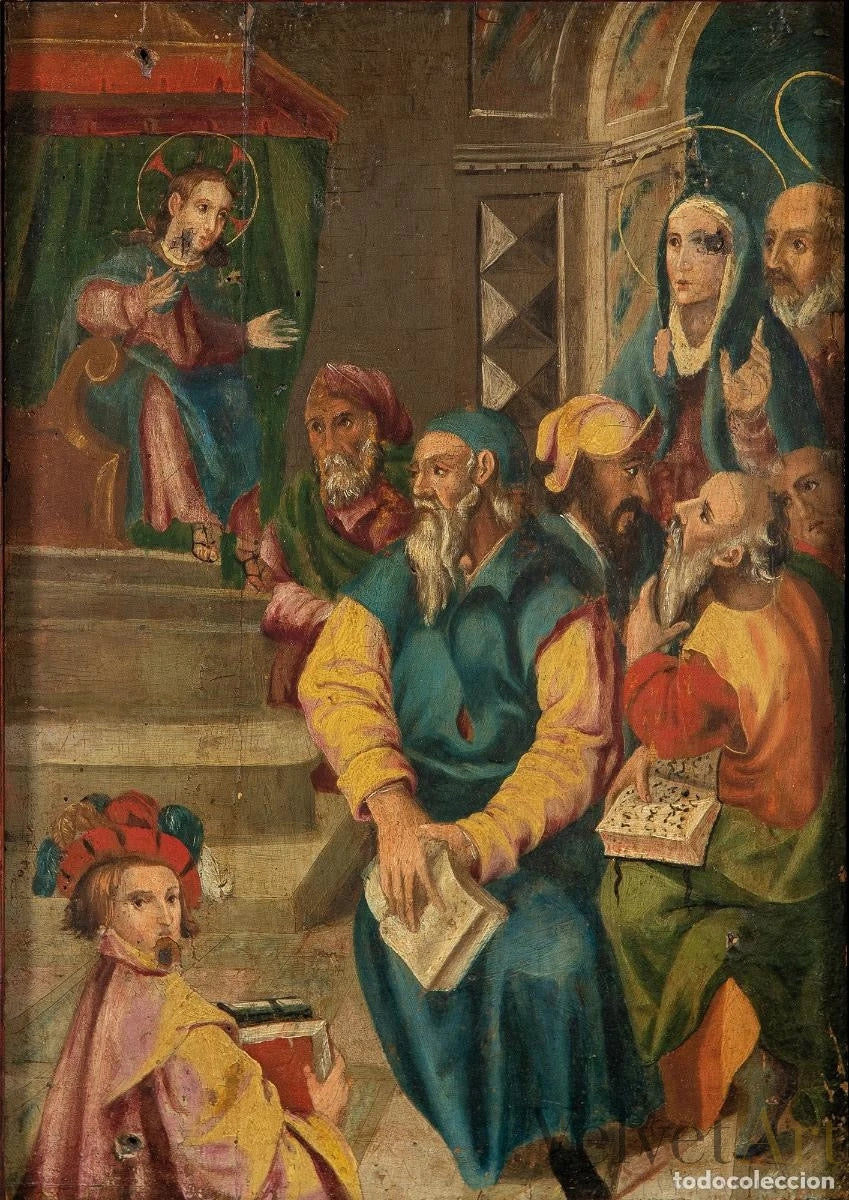 Jesús entre los Doctores | Escuela Flamenca, Siglo XVII