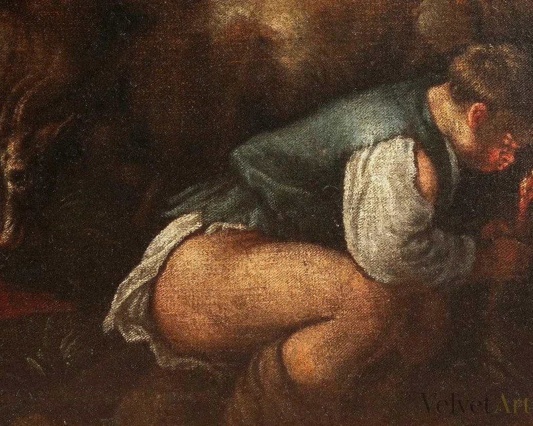 Francesco Bassano y Taller (1580–1592) | “Adoración de los Pastores”, Siglo XVI