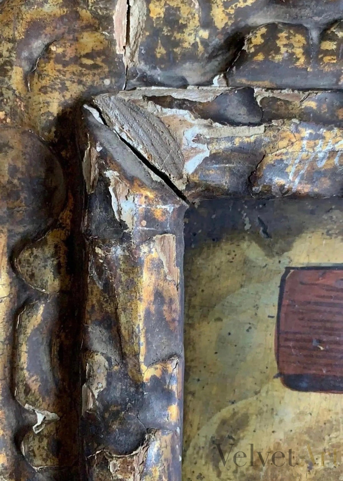 Escuela Italiana del Siglo XVI | “Cristo Crucificado con la Virgen, San Juan y María Magdalena”