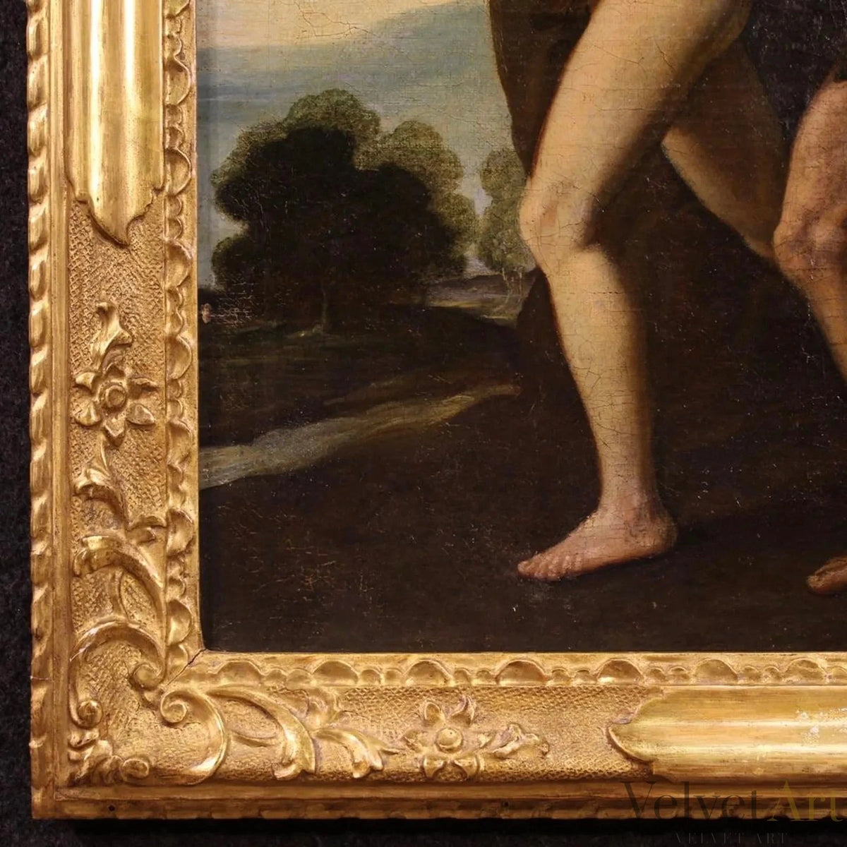 Escuela Italiana, Siglo XVII | “La Expulsión de Adán y Eva del Jardín del Edén”