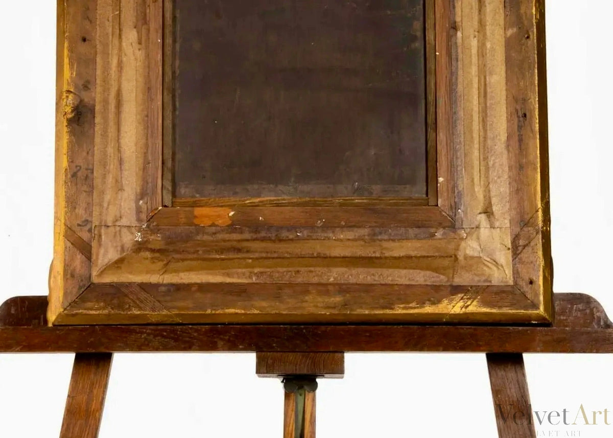 "Crucifixión" | Pintura Barroca Italiana, Siglo XVII | Óleo sobre Cobre
