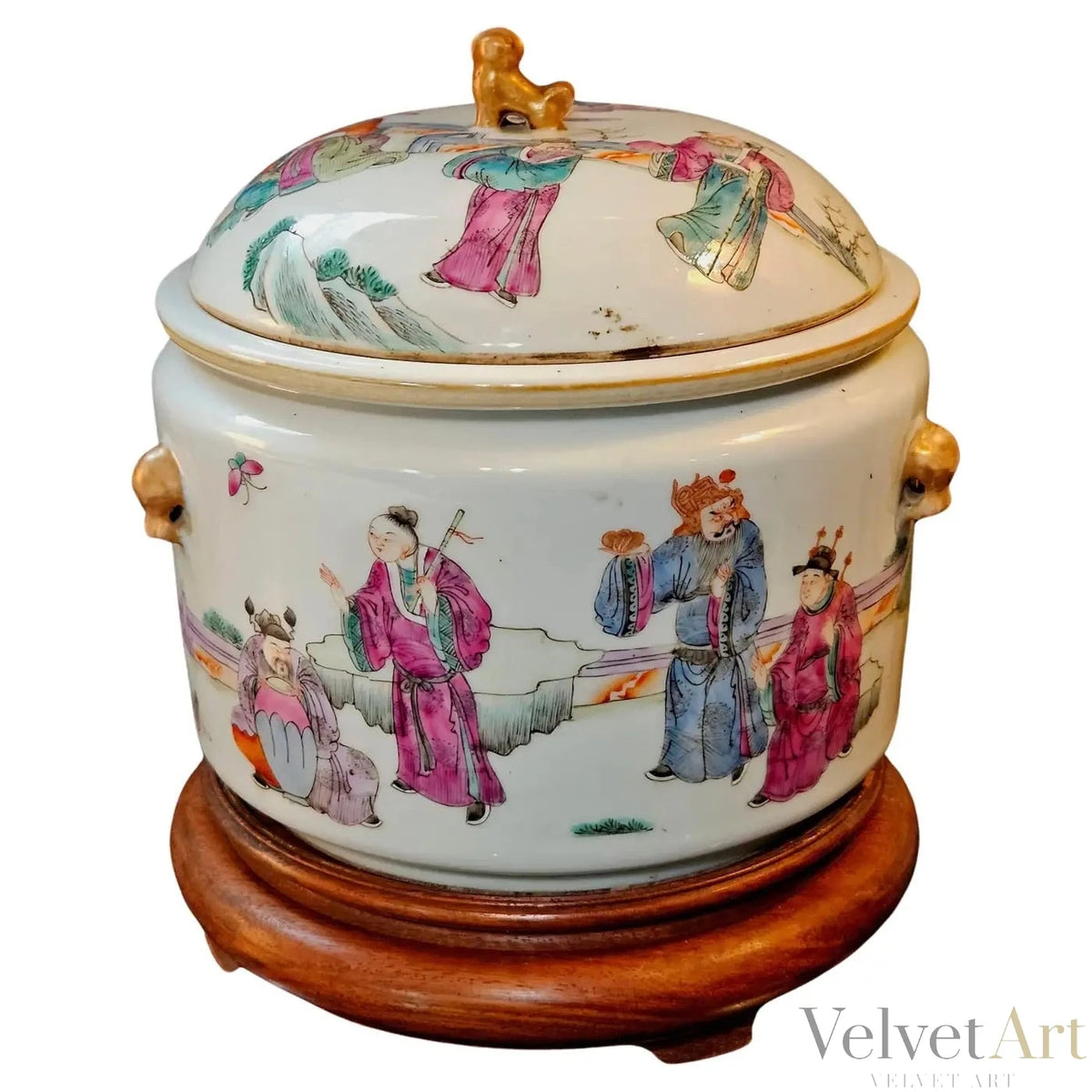Sopera China Famille Rose, Principios del Siglo XIX
