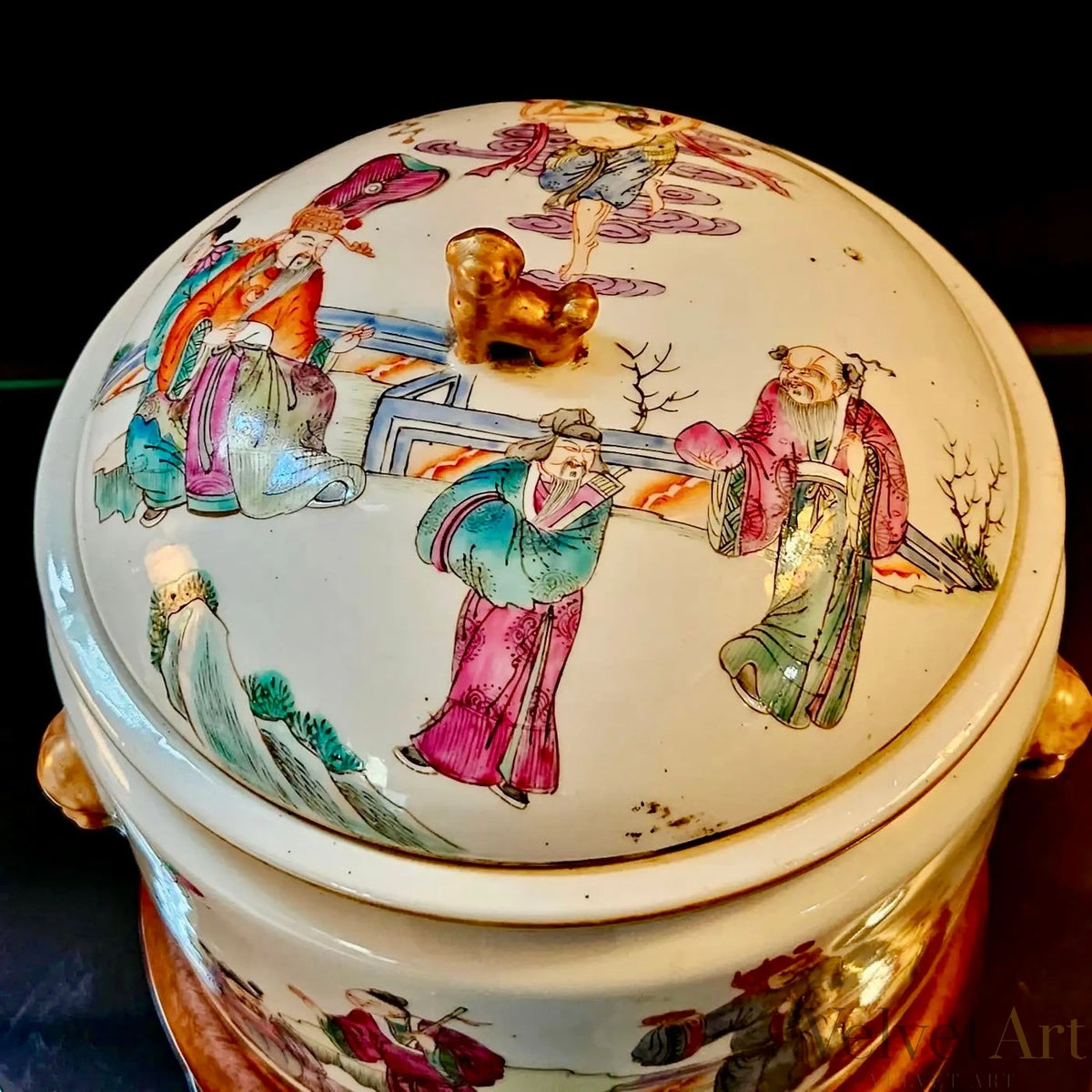 Sopera China Famille Rose, Principios del Siglo XIX – vista 4 de 8