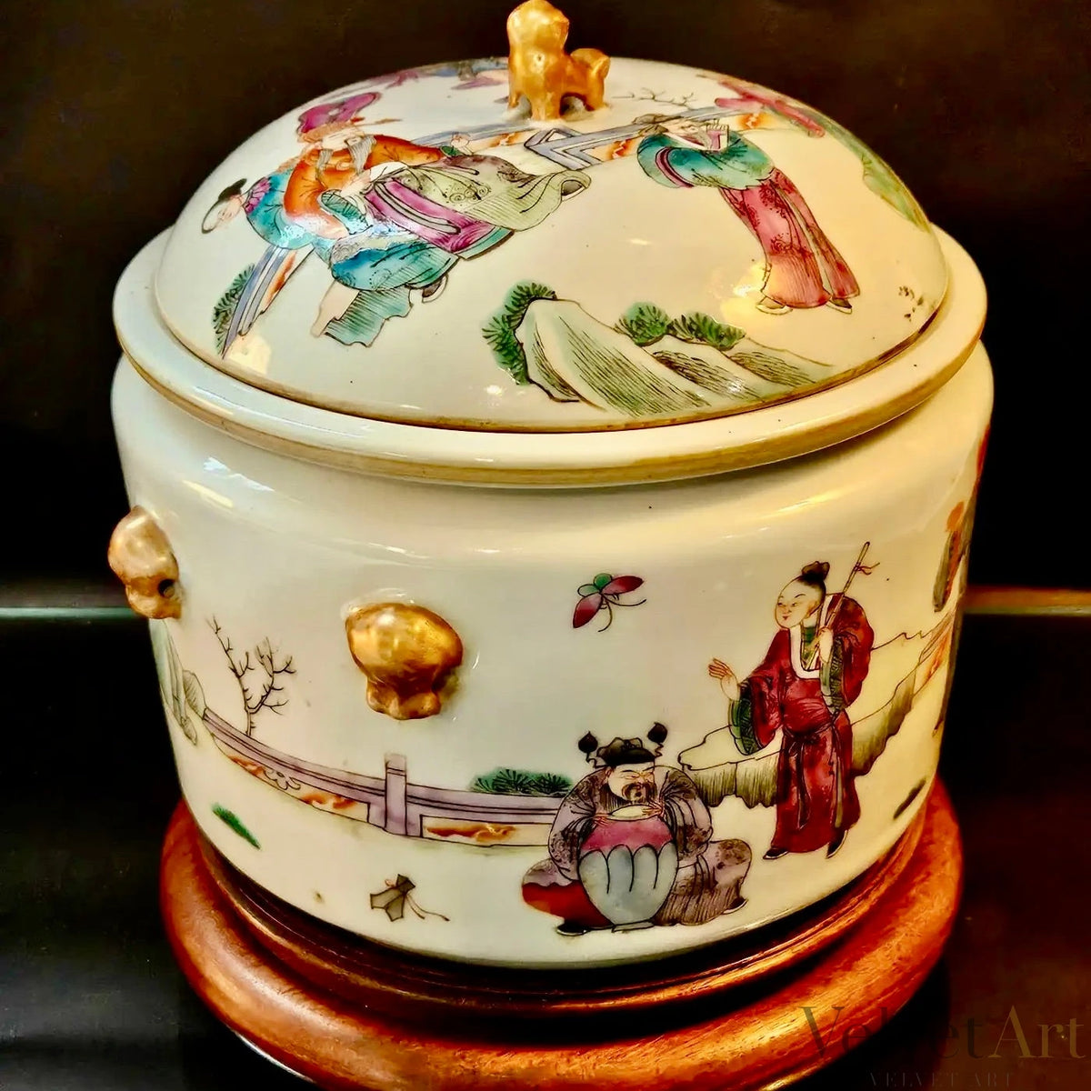 Sopera China Famille Rose, Principios del Siglo XIX – vista 3 de 8