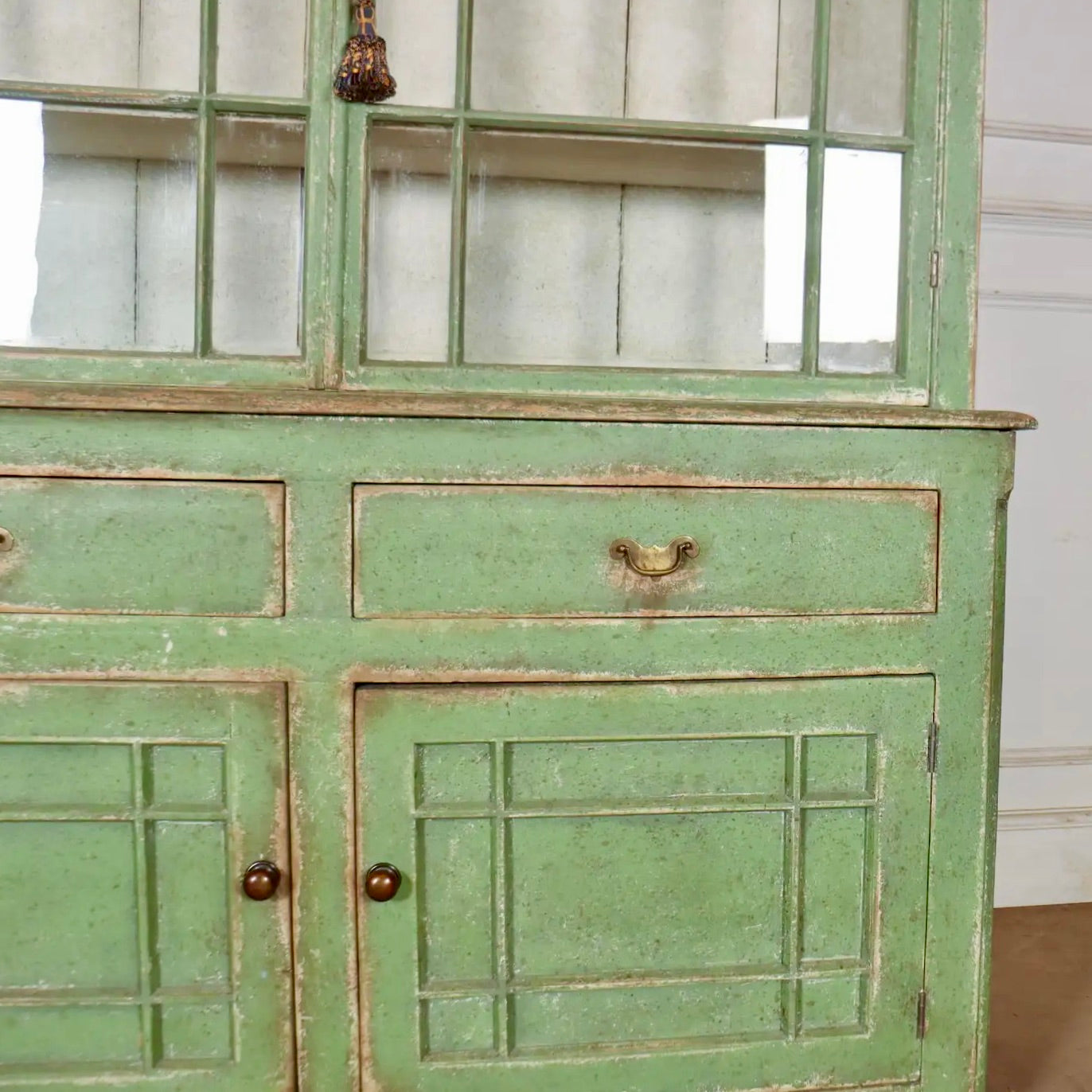 Cómoda Verde de Cocina Inglesa del West Country | Inglaterra, 1840