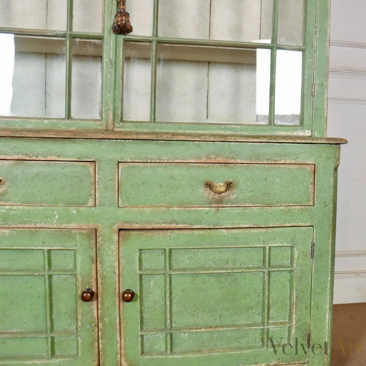 Cómoda Verde de Cocina Inglesa del West Country | Inglaterra, 1840