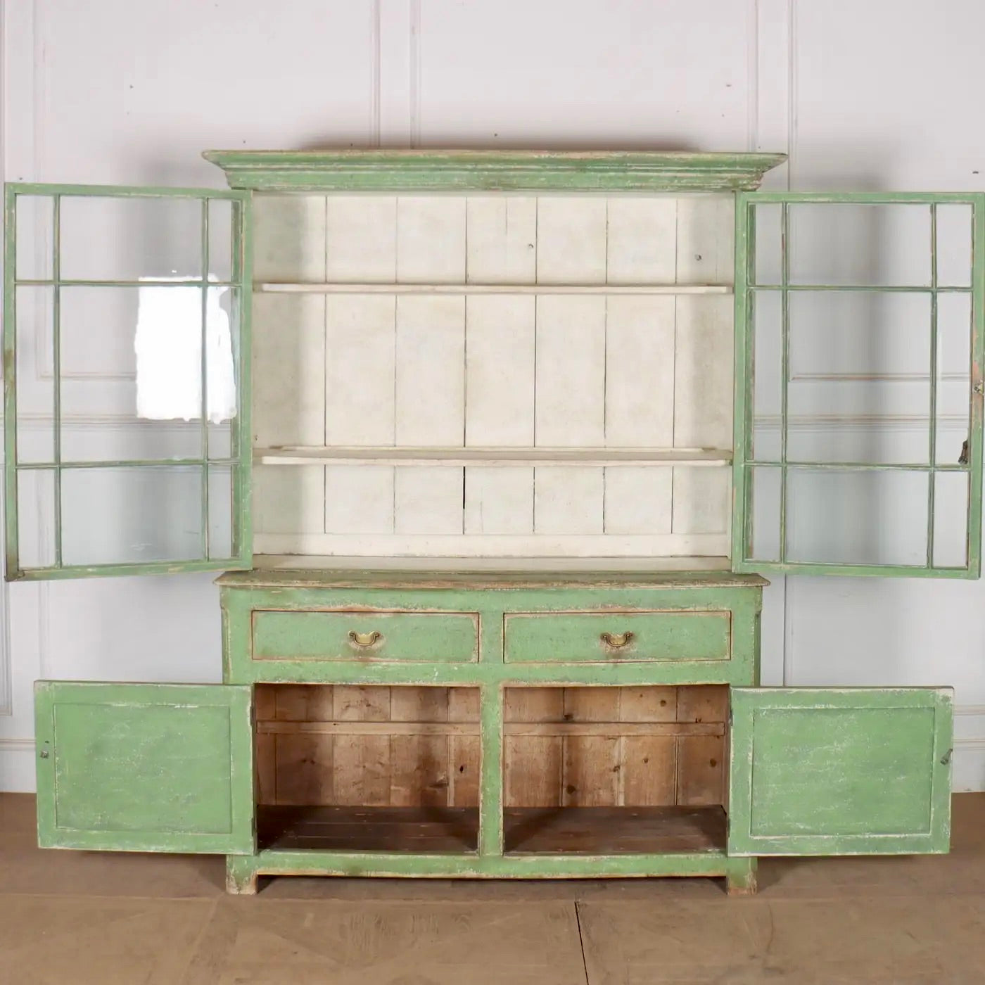 Cómoda Verde de Cocina Inglesa del West Country | Inglaterra, 1840