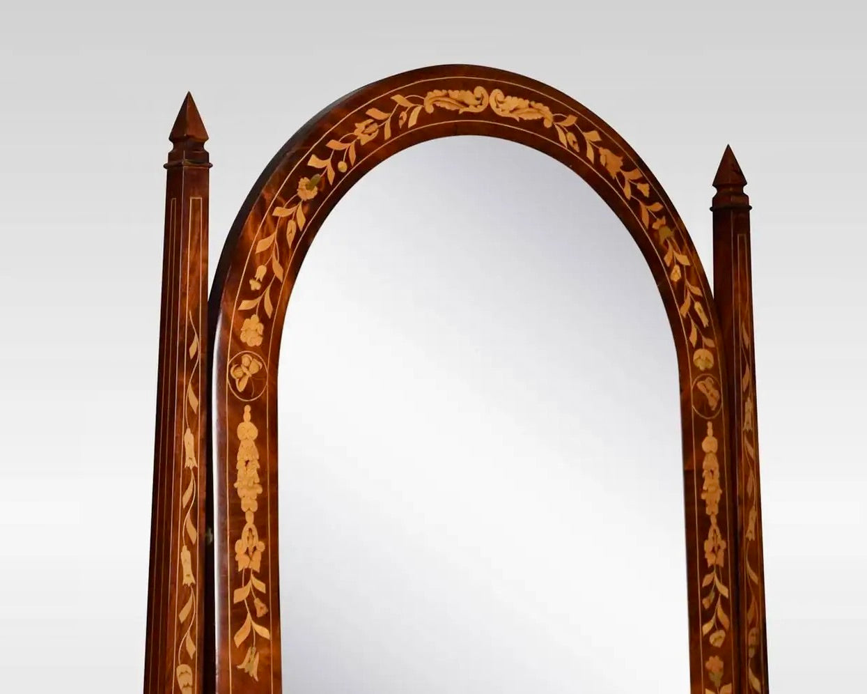 Tocador Holandés de Caoba y Marquetería de 1890
