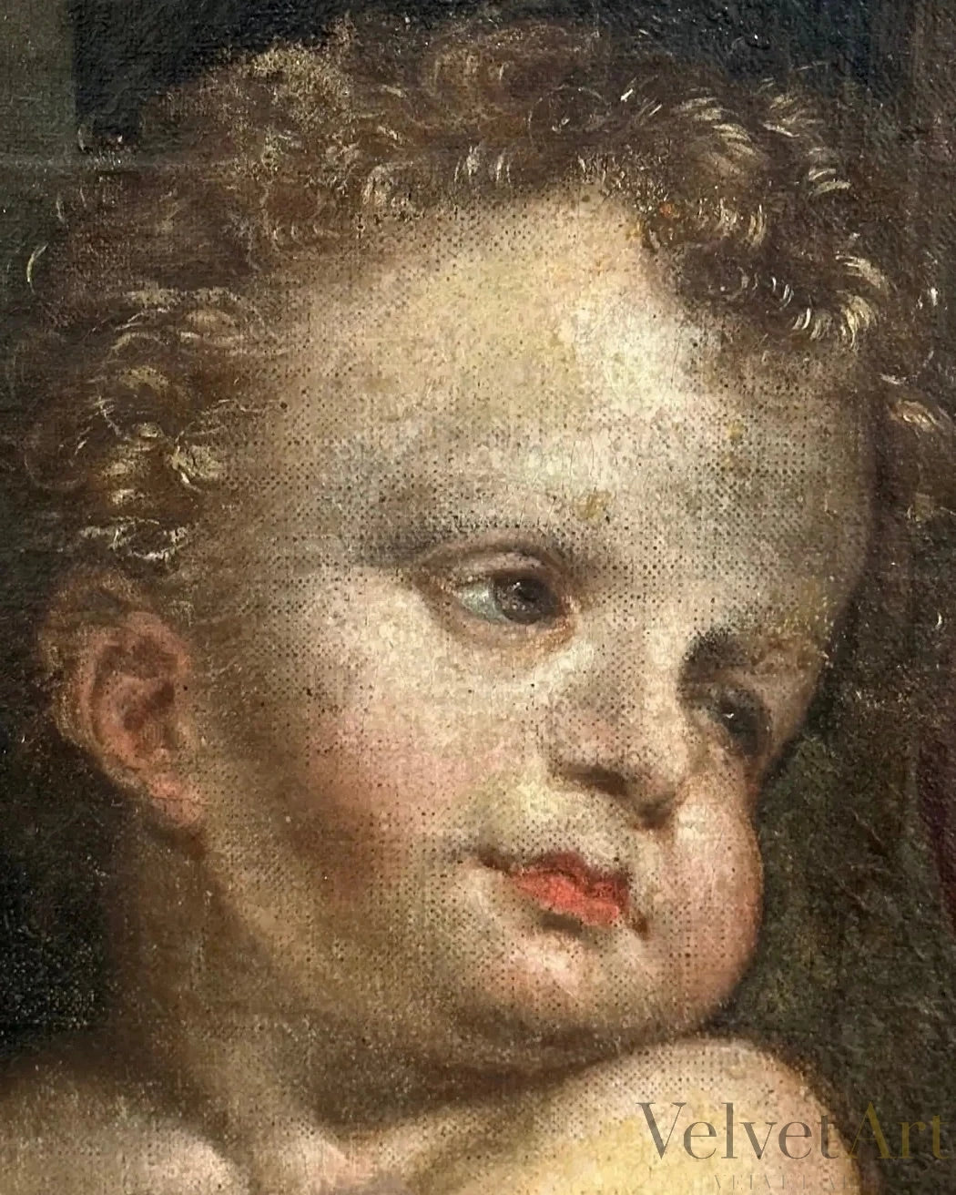 Escuela Flamenca, Siglo XVII | Círculo de Cornelis Van Cleve: "Virgen con el Niño" | Óleo sobre Lienzo