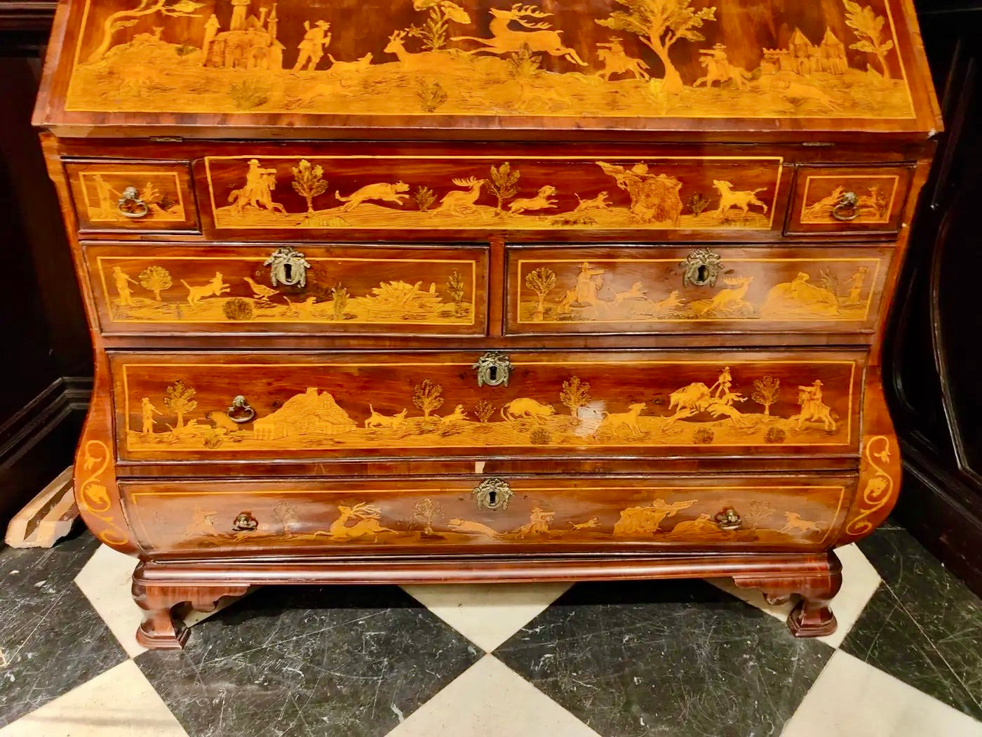 Librería Bureau Flamenca del Siglo XVIII