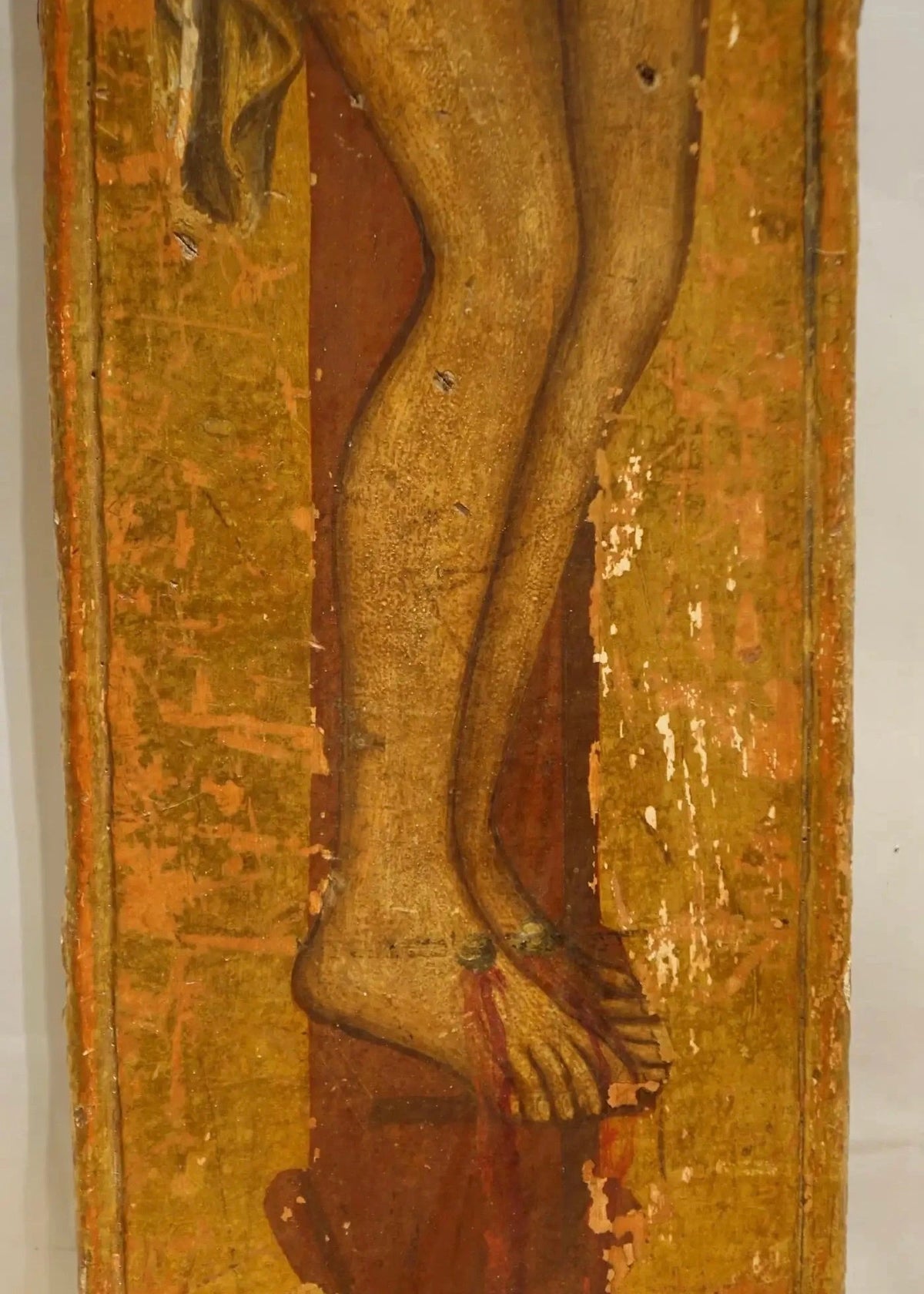 Crucifijo Oriental Griego Renacentista de Principios del Siglo XIX