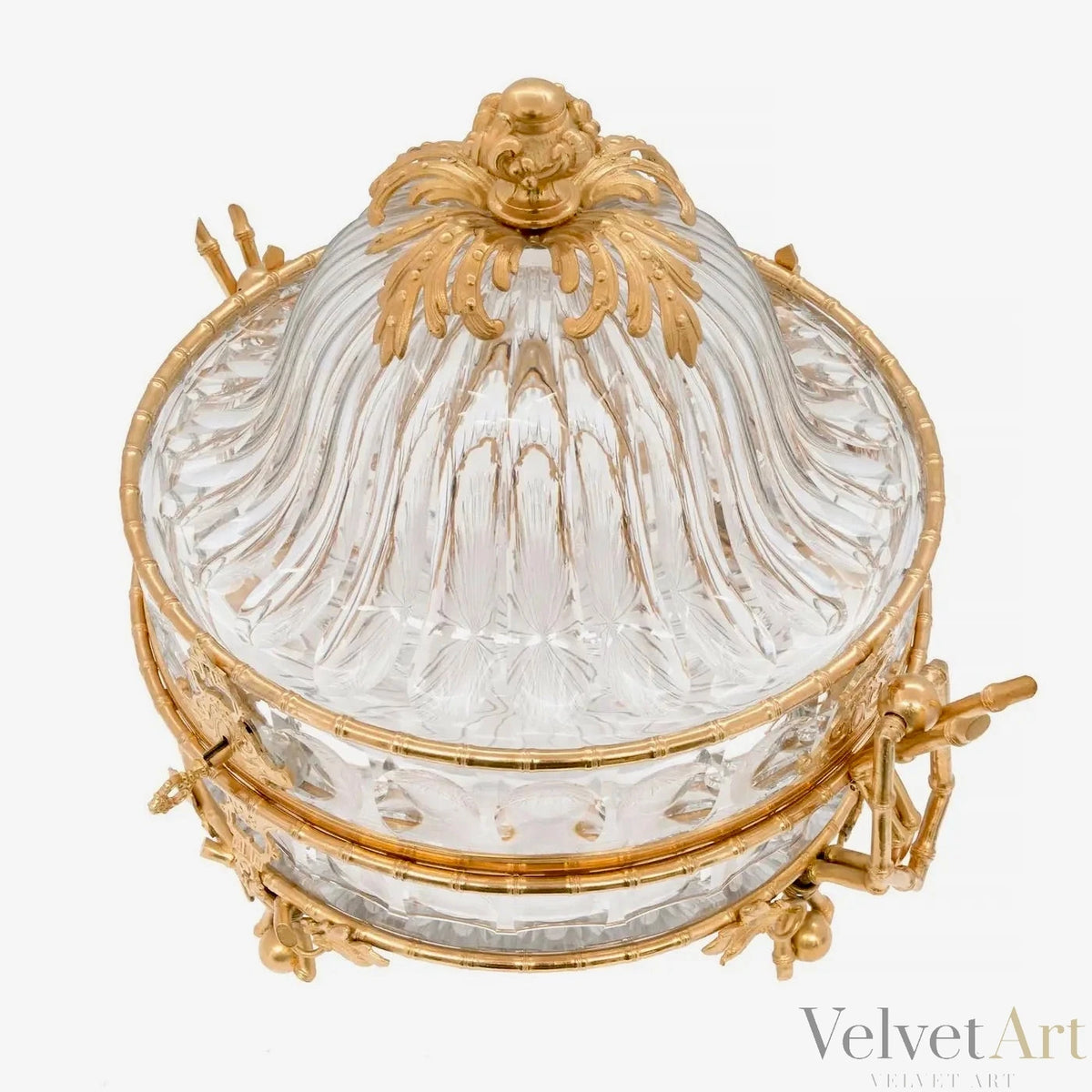 Centro Francés de Ormolu y Cristal del Siglo XIX – vista 5 de 7