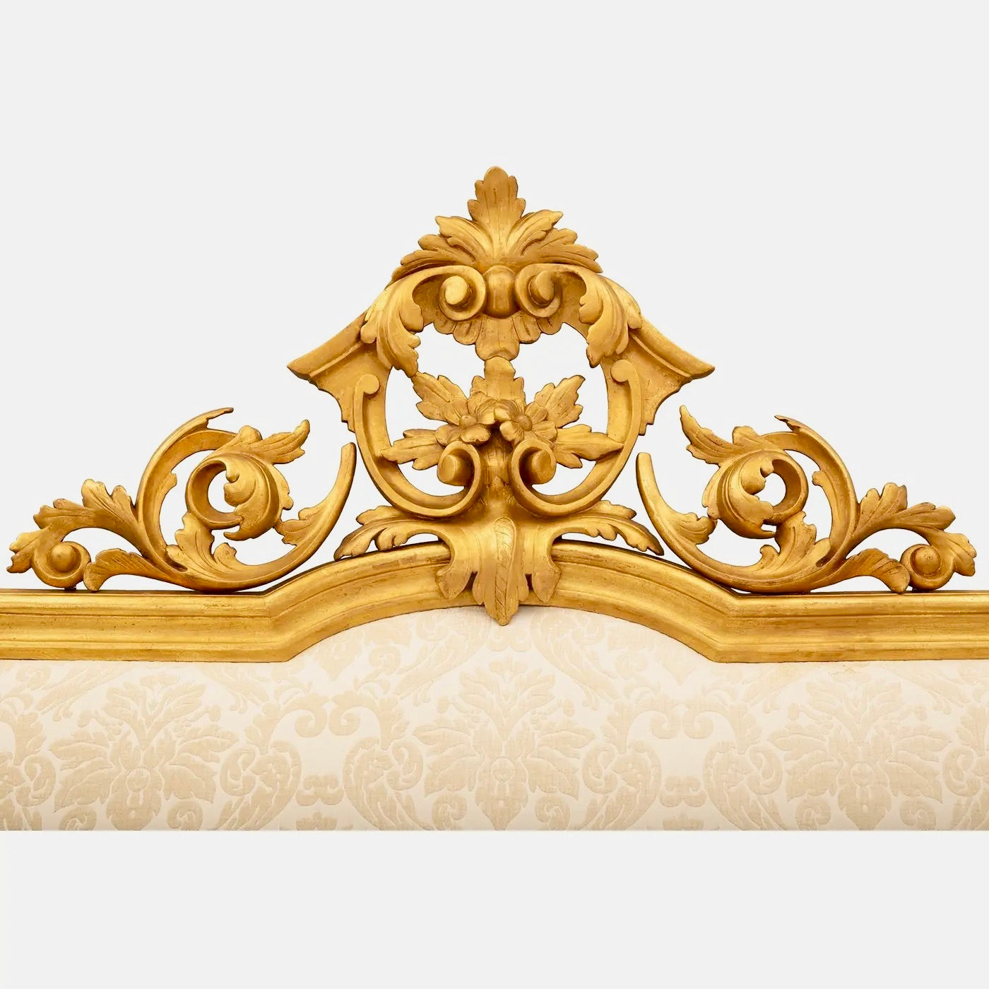 Cabecero Dorado Barroco Italiano del Siglo XIX
