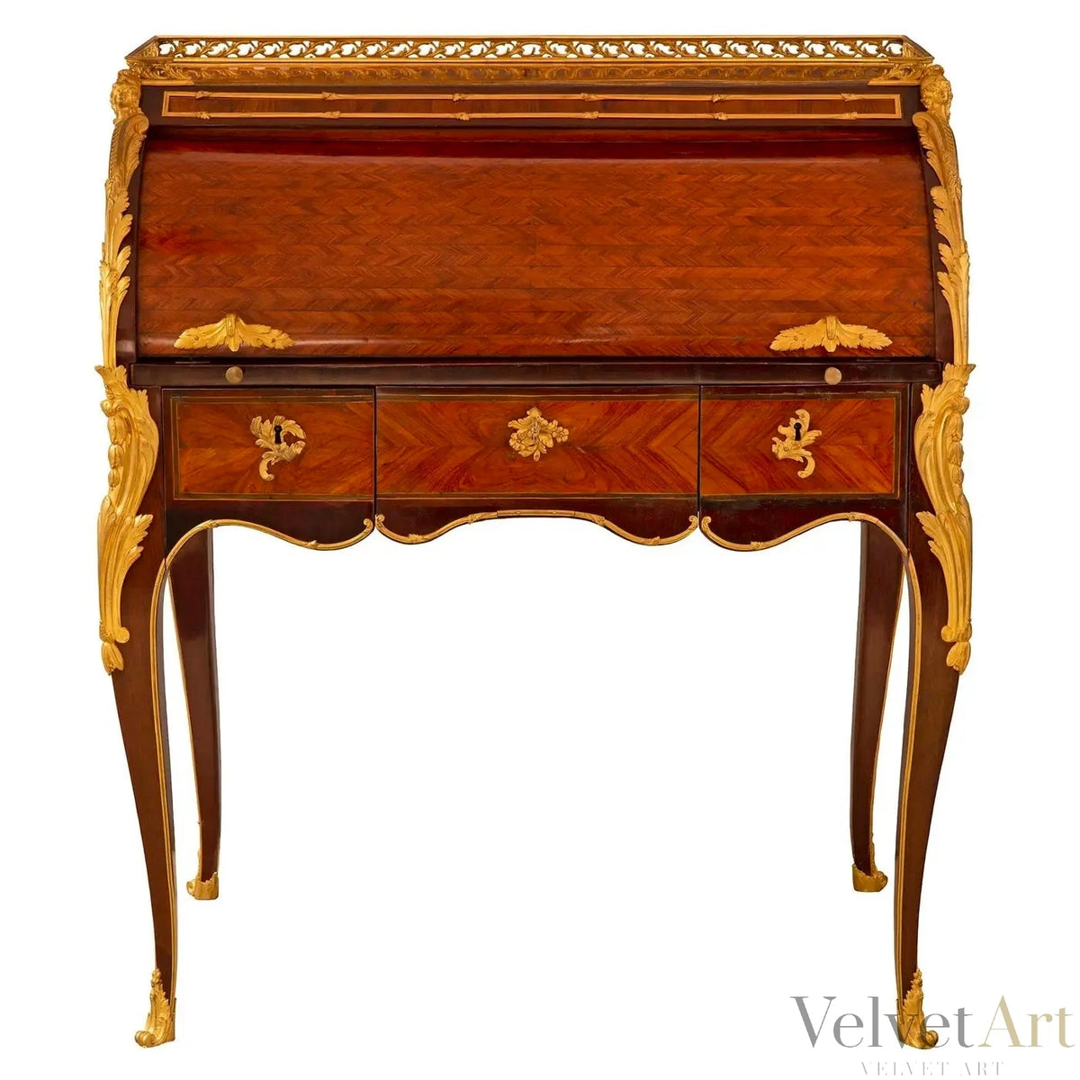 Bureau à Cylindre Francés del Siglo XVIII