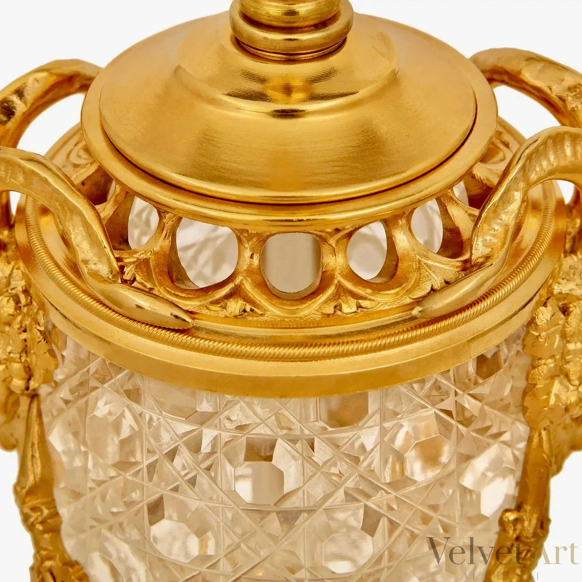 Lámparas Francesas Cristal de Baccarat y Ormolu Estilo Luis XVI de Siglo XIX – vista 4 de 5