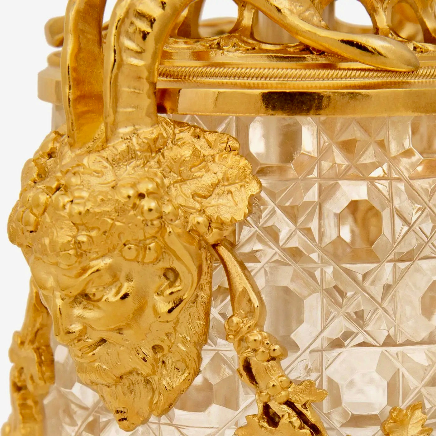 Lámparas Francesas Cristal de Baccarat y Ormolu Estilo Luis XVI de Siglo XIX