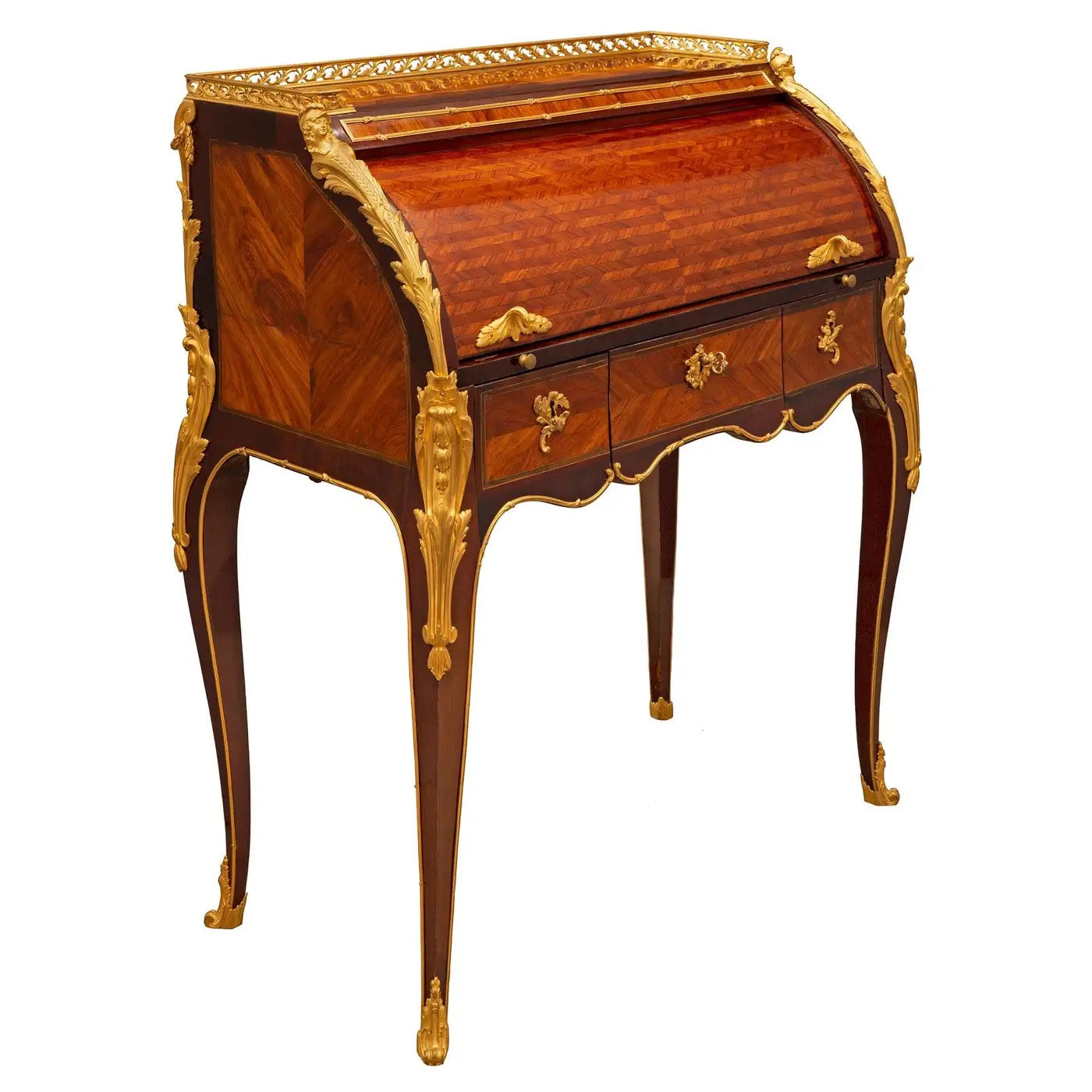 Bureau à Cylindre Francés del Siglo XVIII