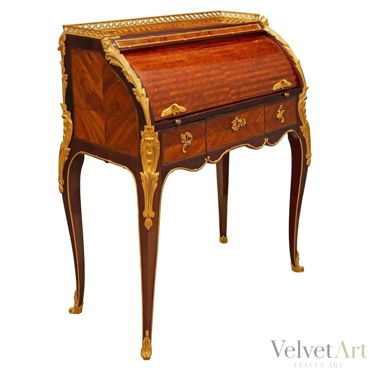 Bureau à Cylindre Francés del Siglo XVIII – vista 2 de 10